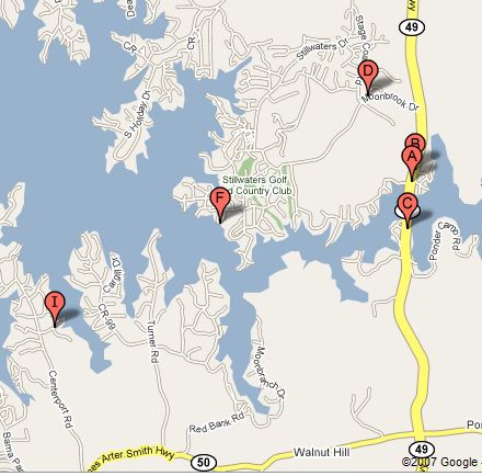 lake martin restaurants near blue creek