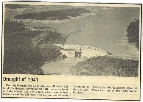 Lake martin drought 1941